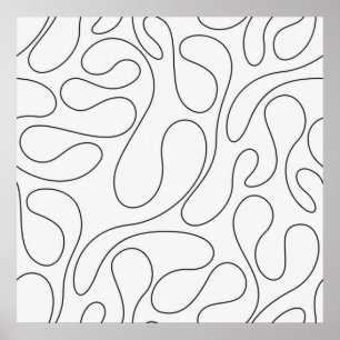 Art Abstrait simple   Poster