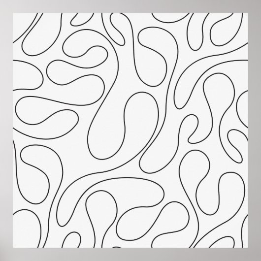 Art Abstrait simple | Poster (Devant)