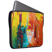 Art abstrait sur sac électronique (Devant droit)