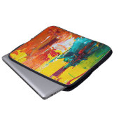 Art abstrait sur sac électronique (Devant bas)