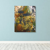 Art Abstrait sur toile (Insitu (Plancher de Bois))