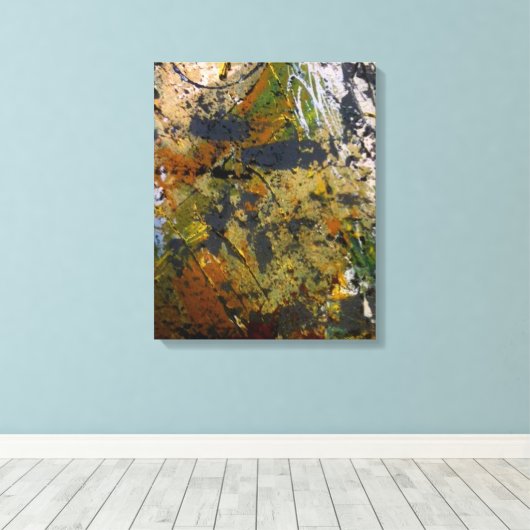 Art Abstrait sur toile (Insitu (Plancher de Bois))