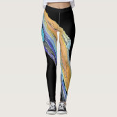 Art abstrait transféré à vos leggings (Devant)