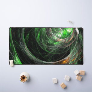 Art abstrait vert autour du monde