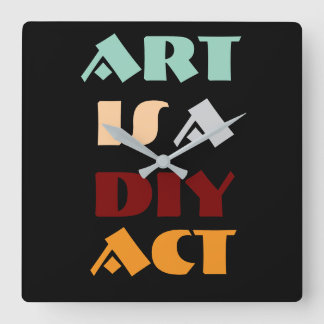 Art Act Wall Horloge