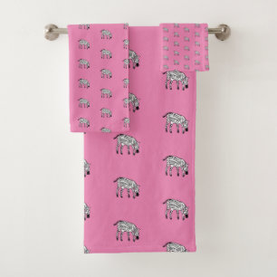 Art africain, mignon Motif kényan des zèbres