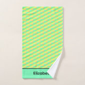 Art africain moderne, Vibe d'été Motif (Serviette à main)