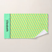 Art africain moderne, Vibe d'été Motif (Serviette à main)