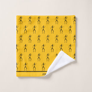 Art africain, Stick Man Silhouette Danses Motif