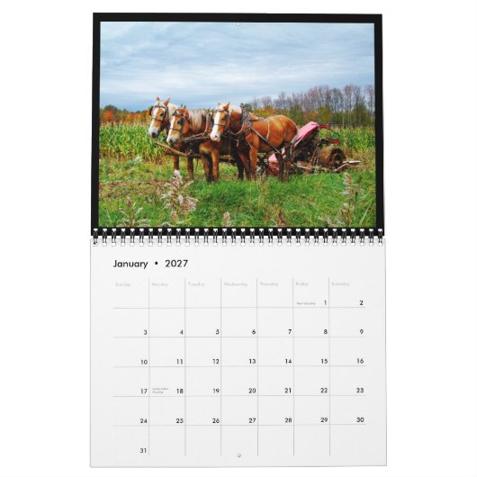 Art. Agenda 2013 Rural Barn Kalender (Jan 2027)