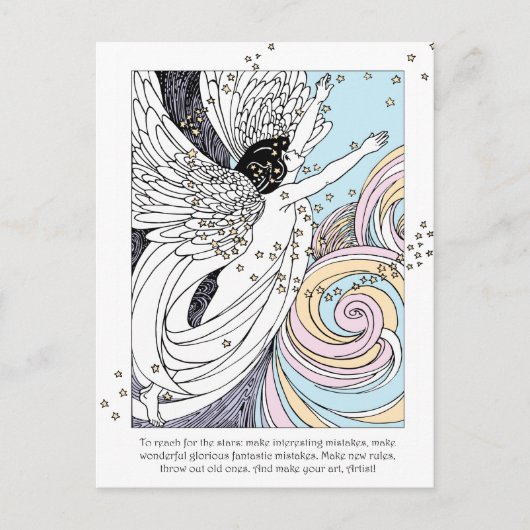 Art Angel Briefkaart (Voorkant)