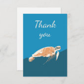 Art animal de la tortue de mer Merci (Devant / Derrière)