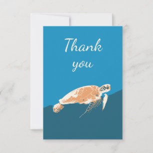 Art animal de la tortue de mer Merci