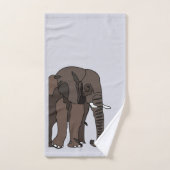 Art animal éléphant (Serviette à main)