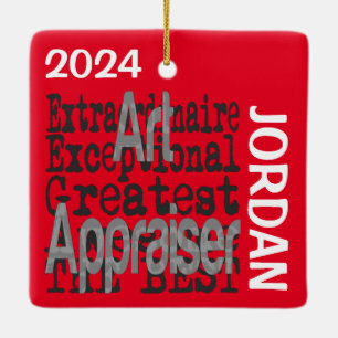 Art Appraiser Extraordinaire CUSTOM Keramisch Ornament