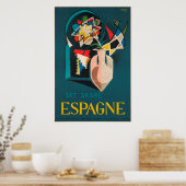Art Arabe, Espagne, Poster vintage (Cuisine)