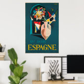 Art Arabe, Espagne, Poster vintage (Bureau à domicile)