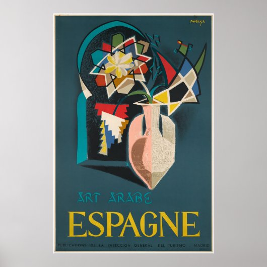 Art Arabe, Espagne, Poster vintage (Devant)