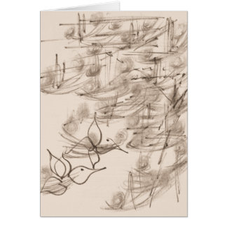 Art asiatique et carte lapidée par fleurs