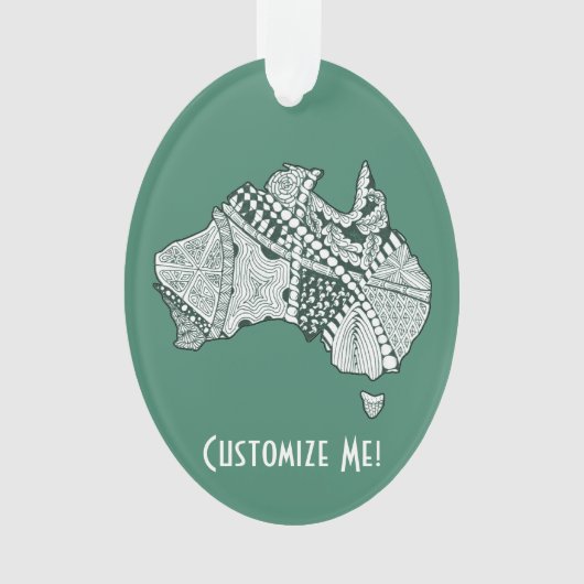 Art australien de carte (devant)