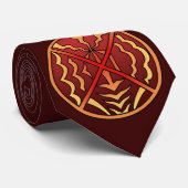 Art autochtone Cravate Tribal Sun Neckties d'art s (Roulé)