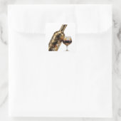 Art autocollant argenté gras (Sac)