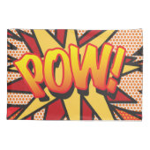 Art BANG POW Fun Retro Comic Book Pop Art Kussensloop (Achterkant)