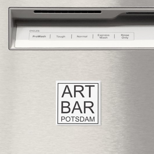 ART & Bar Potsdam Magnet Button by ARTCommerz Magneet (Insitu (Vaatwasser))