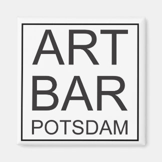 ART & Bar Potsdam Magnet Button by ARTCommerz Magneet