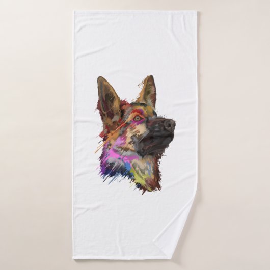 Art berger allemand (Serviette de bain)
