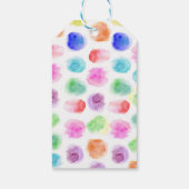 Art Birthday-label voor gunst, Paint Birthday-labe Cadeaulabel (Achterkant)