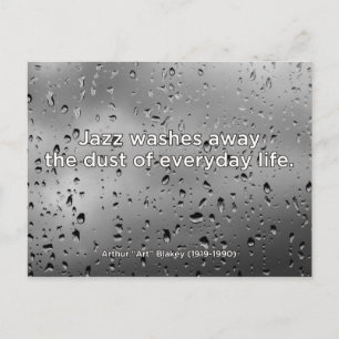 Art Blakey Quote Briefkaart