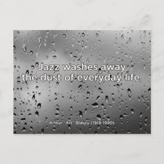 Art Blakey Quote Briefkaart