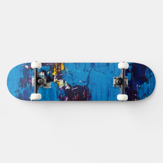 Art Blue Cool Skateboard (Horizontaal)