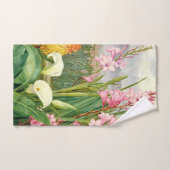Art botanique : Beautés du marais (Serviette à main)