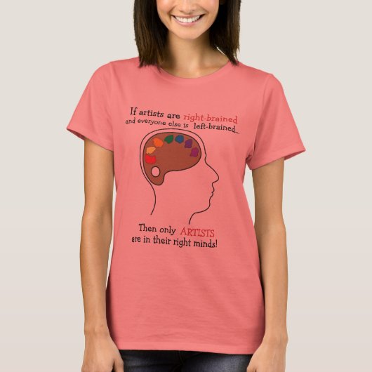 Art Brain T-Shirt (Voorkant)