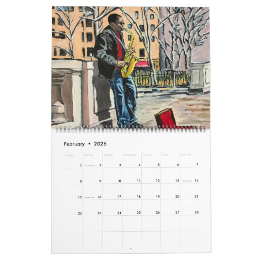 "Art brengt mensen samen" Wall Calendar 2018 Kalender (Feb 2026)