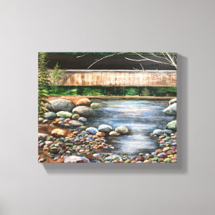 Art Brook d'origine moderne toile étirée