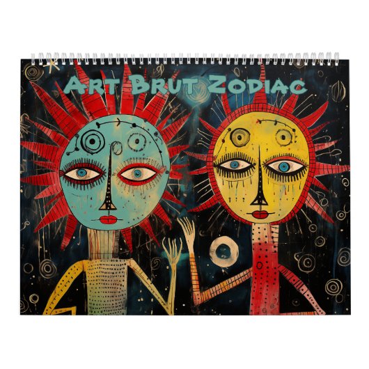 Art Brut Zodiac Calendar Kalender (Hoes)