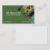 Art Business Card-template Visitekaartje (Voorkant / Achterkant)