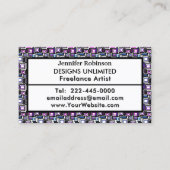 Art Business QR Code Logo ELK BEDRIJF Visitekaartje (Voorkant)