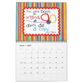 Art Calendar van kind Kalender (Mar 2027)