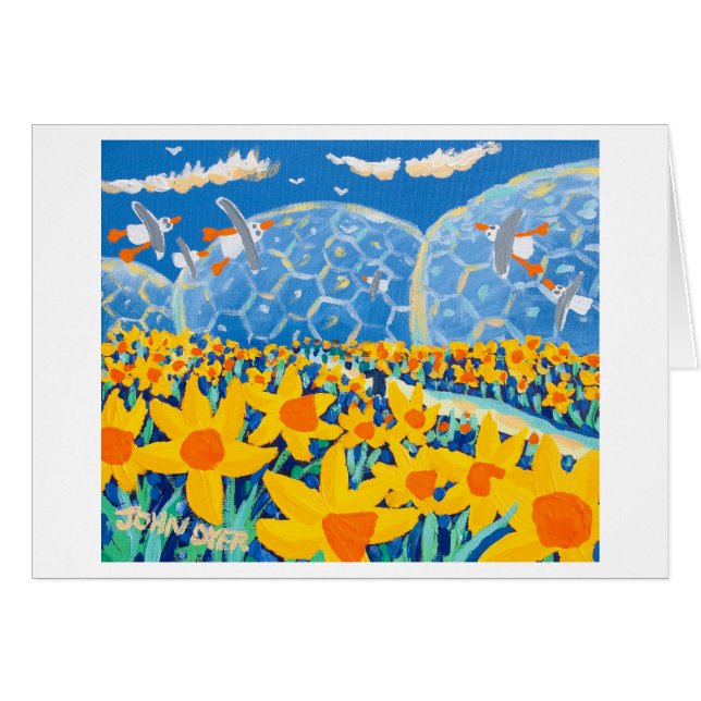 Art Card: Daffodil Blue, Eden Project (Voorkant Horizontaal)