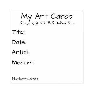 Art Card Stamp Rubberstempel