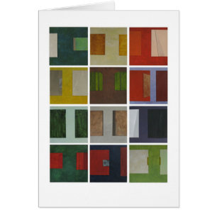 Art carré abstrait coloré