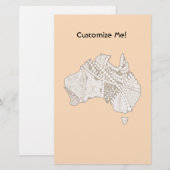 Art carte australien (Devant / Derrière)
