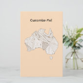 Art carte australien (Debout devant)