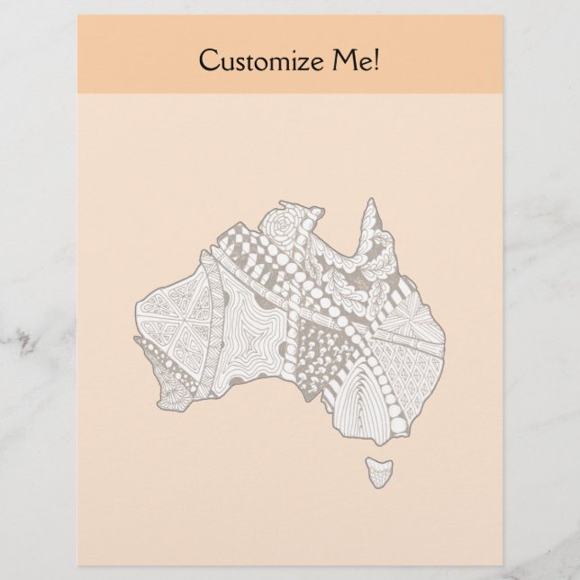 Art carte australien (Devant)