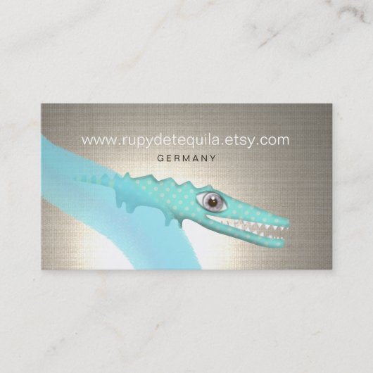 Art Carte de visite crocodile (Devant)