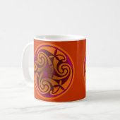 Art Celtique Spiral Design Café Mug (Devant gauche)